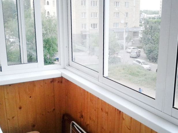 Установленные балконы
